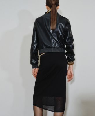 Women's Ribbed Midi Skirt