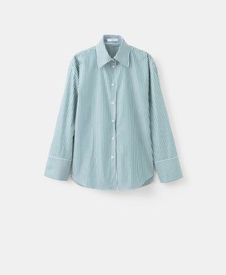 Women's Oversize Striped Shirt