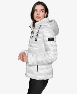Women's Drawstring Puffer Coat