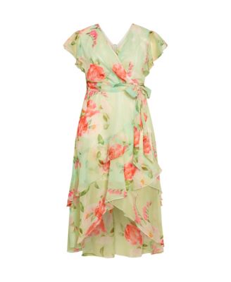 Women's Flirty Tier Print Maxi Dress