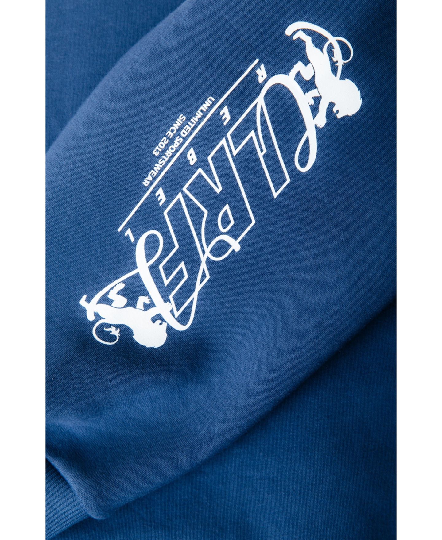 Женский топ Colourful Rebel Logos Dropped Shoulder Sweat, цвет: Синий — фото 5