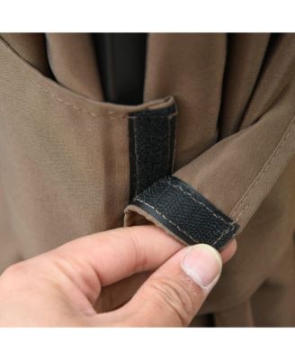 9.84' x 11.8' Gazebo Sidewall Set with Hooks/C-Rings,