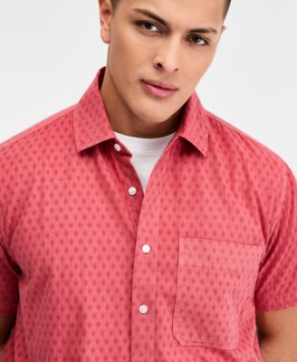 Men's Catfish Textured Short-Sleeve Shirt