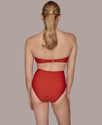 Women's Shirred Bandeau Bikini Top