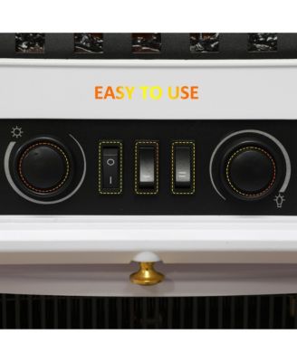 22" Electric Fireplace Stove with 3-Sided Realistic