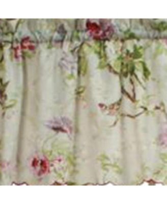 Balmoral High Quality Room Darkening Solid Color floral print fabric Window Valance - 48 x15" Lilac
