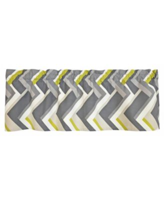 100% Cotton High Quality Legit Tailored Window Valance with 1.5" Rod Pocket 50" W X 12" L Gray