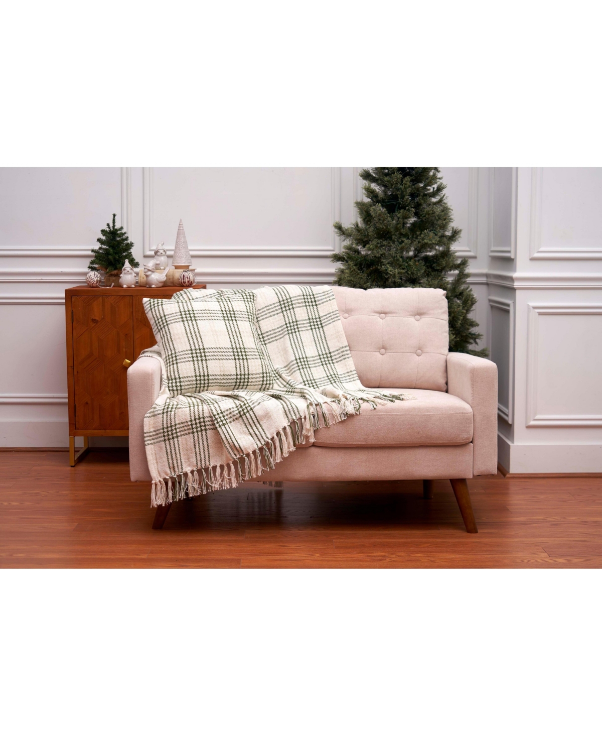 Red Tartan Plaid Throw Blanket