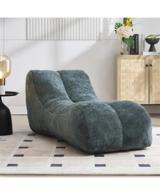 Creative Bean Bag Sofa Chair High-Resilience Sponge Filled Lounger for Living Room & Bedroom