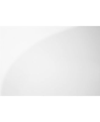 Accent Table, Side, End, Nightstand, Lamp, Storage Drawer, Living Room, Bedroom, Glossy White Laminate, Chrome Metal, Contemporary, Modern