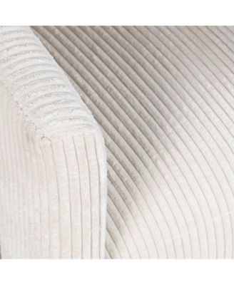 Bowen Modern Three-Leg Upholstered Accent Dining Armchair with Corduroy Fabric