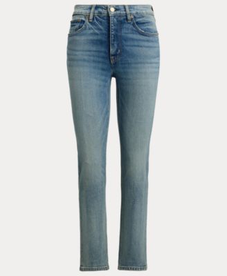 Women's High-Rise Straight Ankle Jeans