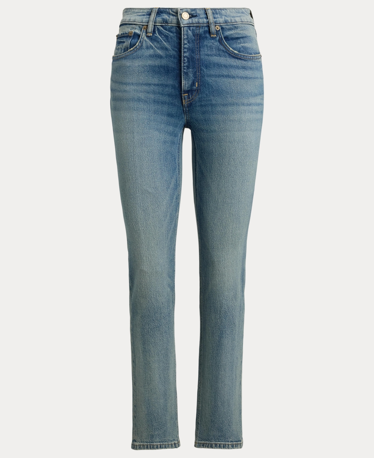 Lauren Ralph Women's High-Rise Straight Ankle Jeans