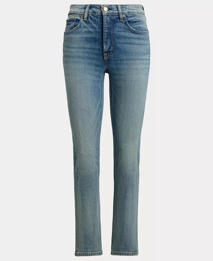 Women's High-Rise Straight Ankle Jeans - thumbnail 6