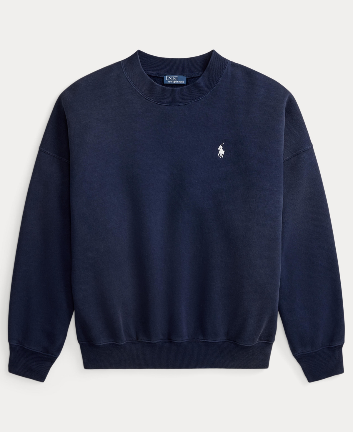 Polo Ralph Lauren Women's Oversized Back-Logo Crewneck Top