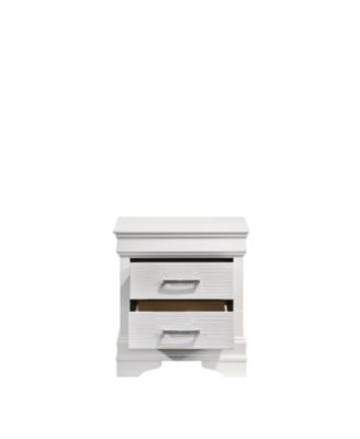 Streamdale Modern Brooklyn Nightstand Made With Wood In White