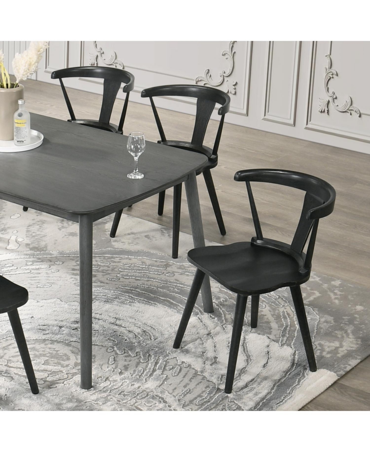 Streamdale Furniture 2 Rustic Farmhouse Dining Chairs