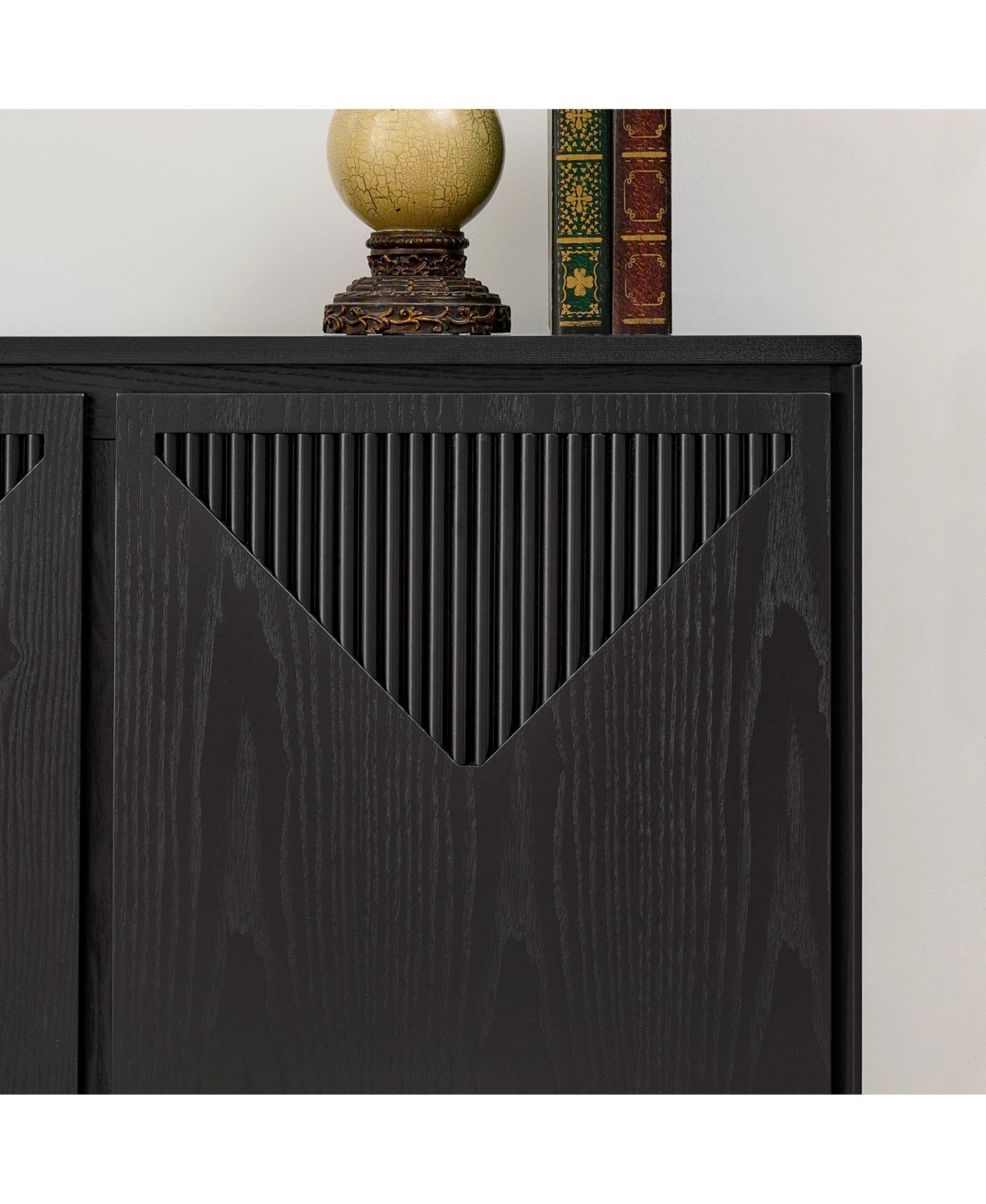 Streamdale Furniture Mid Century Modern V-Shape Storage Cabinet