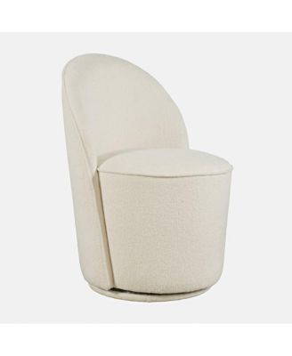 Landon Mid-Century Modern Upholstered Swivel Dining Chair (Set of 2