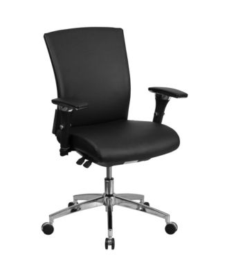 24/7 300 lb. Rated Seat Slider Ergonomic Office Chair with Adjustable Lumbar