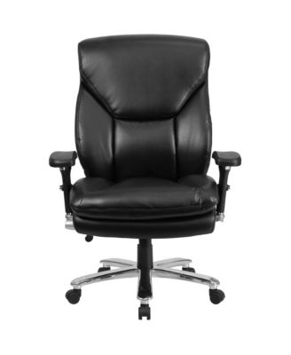 24/7 400 lb. Big & Tall High Back Swivel Ergonomic Office Chair with Lumbar Knob