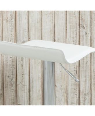 Contemporary Chrome Air Lift Adjustable Swivel Stools , Set of 2