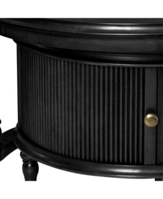 Streamdale Modern Nesting Coffee Table Set with Glass and Solid Wood Frame