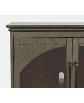 Archdale 33" Gothic Arch Transitional Accent Storage Cabinet with Glass Doors