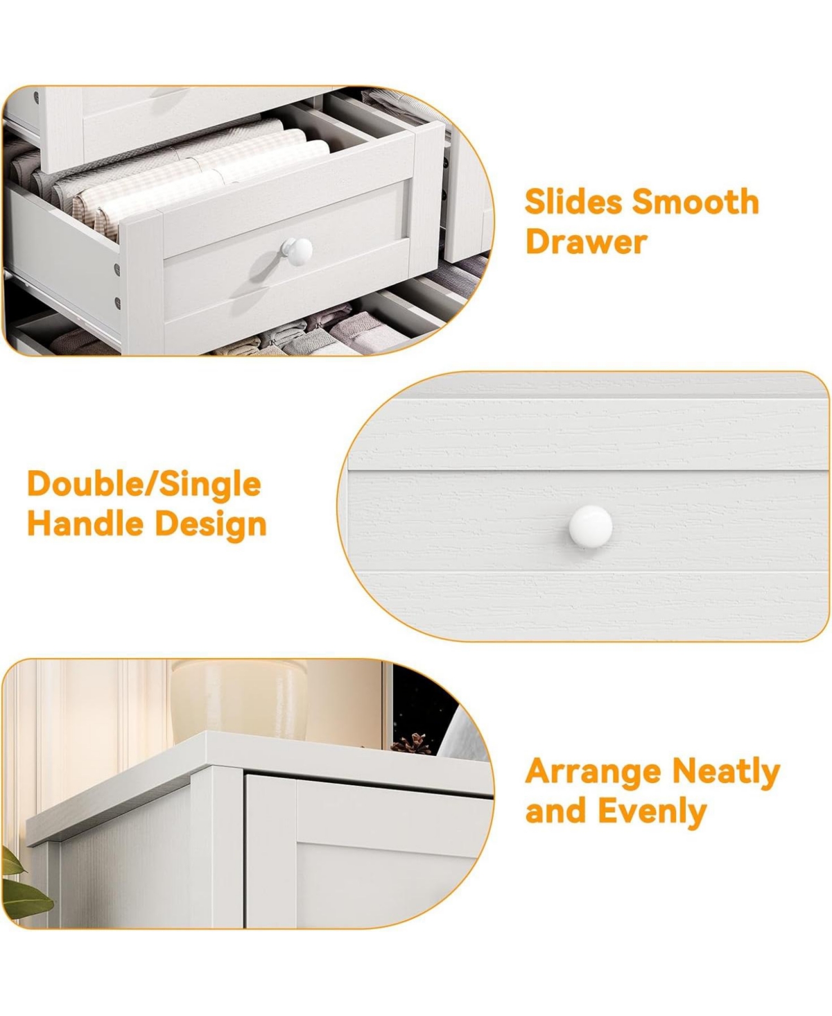 Gaomon 12 Drawers Wooden Dressers for Adult Bedroom