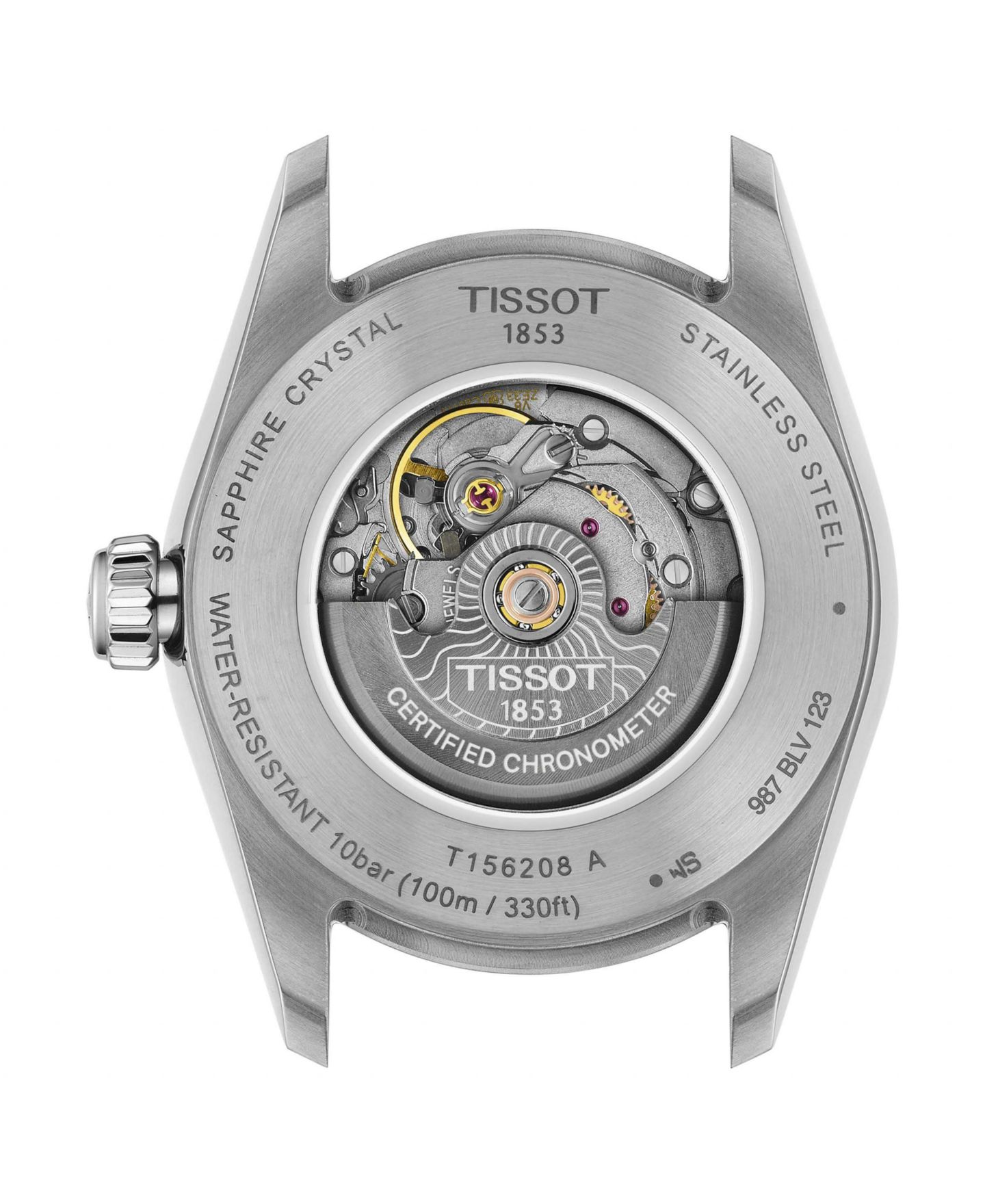 Женские часы Tissot Ballade Power Two-Tone Stainless Steel Bracelet Watch, 30mm — фото 5