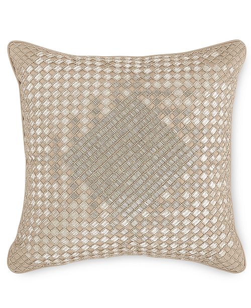 Hotel Collection Dimensions Champagne 16 X 16 Decorative Pillow
