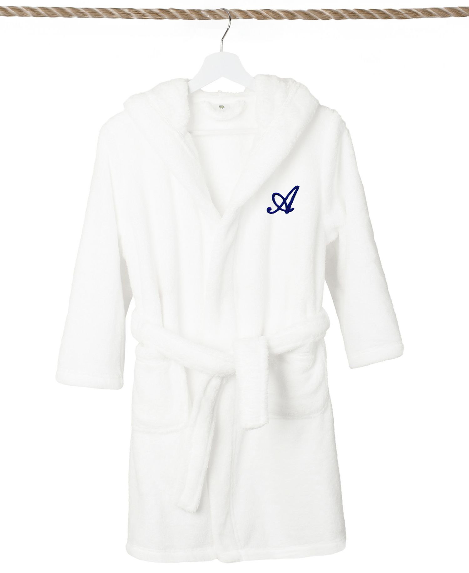Personalized Kids Super Plush Hooded Bathrobe