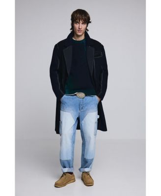 Men's Long striped coat