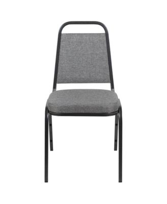 4 Pack Trapezoidal Back Stacking Banquet Chair