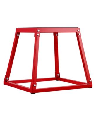 SUGFIT 18" Steel Plyo Jump Box Agility Training Platform Red