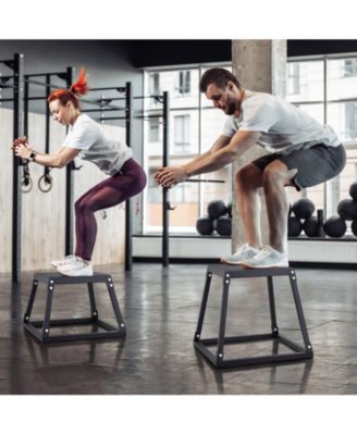 SUGFIT 12" Steel Plyo Jump Box Agility Training Platform