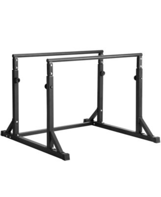 SUGFIT Heavy Duty Dip Bar Station 800 LB Capacity Adjustable Height