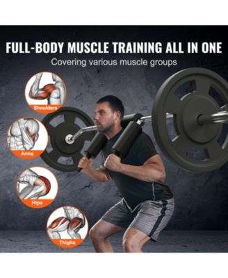 SUGFIT Safety Squat Bar 700 LB Capacity with Shoulder and Arm Pads