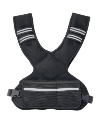 SUGFIT Adjustable Weighted Vest 11–20 LB with Iron Sand Weights and Reflective Strips