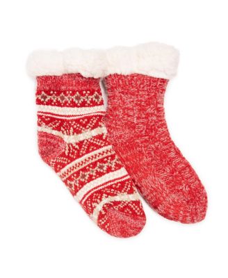 Women's 2 Pack Chenille Cabin Sock