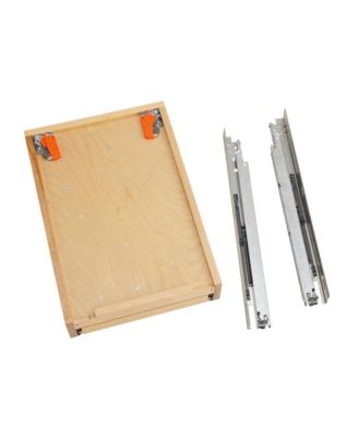 18&#39;&#39; Tiered Cutlery Drawer Organizer w/ Soft-Close, 4WTCD-21HSC-1