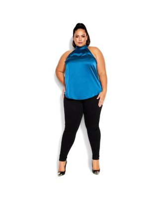 Plus Size Sexy Shine Top