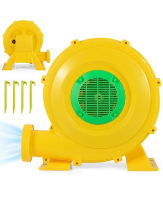 780W 1 HP Bounce House Blower with Handle and Stakes