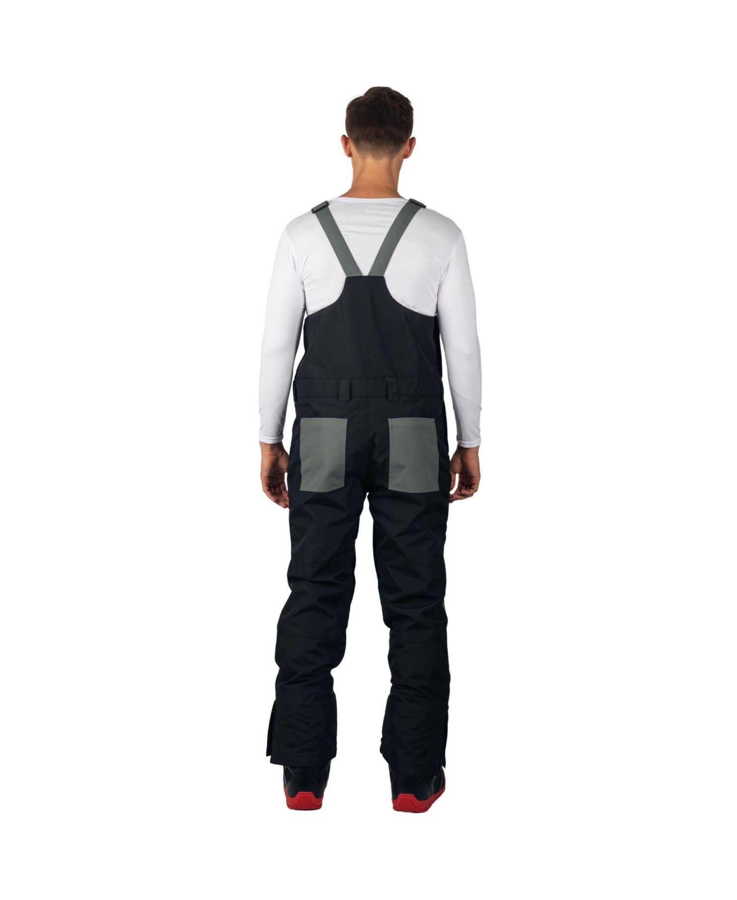 Men's Snow Bib 10K Waterproof Ski Overalls Insulated Snowboard Pants