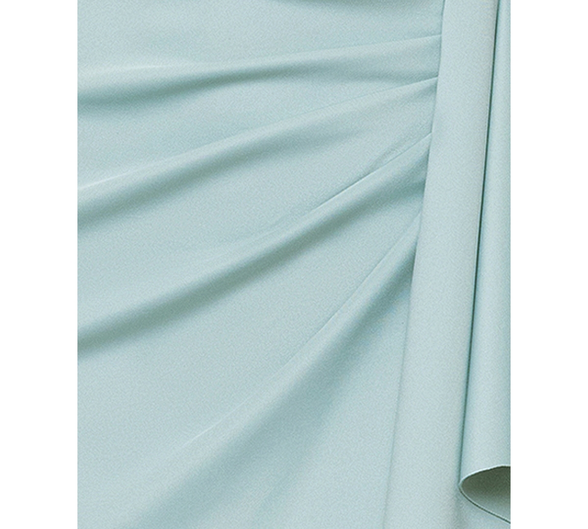 Xscape Petite One-Shoulder Side Ruching Gown