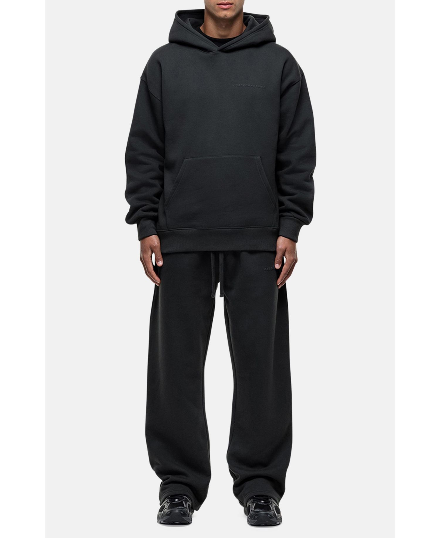 Men's Women's Pirate Black Oversized Hoodie