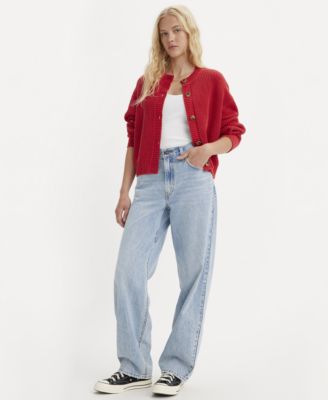Women's Mid Rise Baggy Dad Jeans