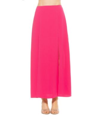 Women's Sansa Maxi Skirt With Front Side Slit Detail