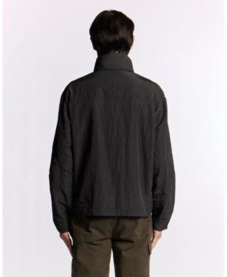 Men's Long Sleeve Fold Away Hood Jacket