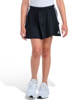 Girls' 8-16 Elastic Waistband Faux Wrapped Skort